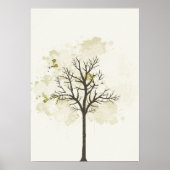 Modern Art Tree Poster (Vorne)