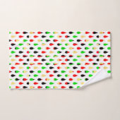 Modern Art Water Drops Teardrop Pattern Towel Set (Handtuch)