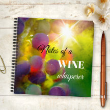 Modern Art Wine Lover Trauben Notebook