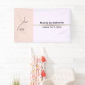 Modern Art Woman Beauty Face Logo Makeust Artist Banner (Insitu)