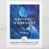 Modern Artist Painter Hand Logo Flyer (Vorne)