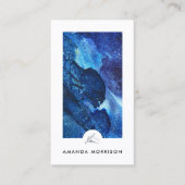 Modern Artist Painter Hand Logo Vertical Visitenkarte (Vorderseite)