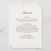 Modern Artistic Motif Style Mandala Wedding Einladung (Rückseite)