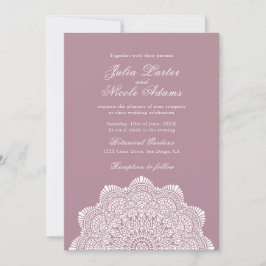 Modern Artistic Motif Style Mandala Wedding Einladung