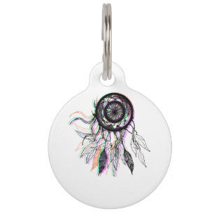 Modern Artistic Native American Dreamcatcher Tiernamensmarke