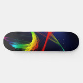 Modern Artistic Wavy Design Skateboard (Horizontal)