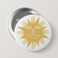Modern Artsy Sun Yellow Cute