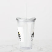 Modern Ask Me About Real Estate  Acryltrinkbecher (Rechts)