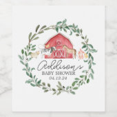 Modern auf den Weinetiketten der landwirtschaftlic Weinetikett (Einzelnes Label)