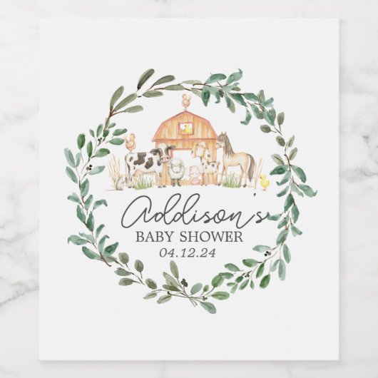 Modern auf den Weinetiketten der landwirtschaftlic Weinetikett (Einzelnes Label)