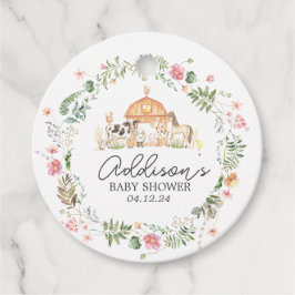 Modern auf der Farm Gvor-Marke, Farm-Party-Markier Geschenkanhänger