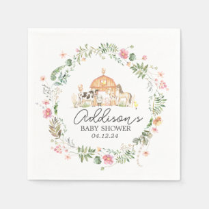 Modern auf landwirtschaftlichen Servietten, landwi Serviette