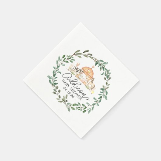 Modern auf landwirtschaftlichen Servietten, landwi Serviette (Ecke)