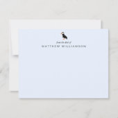 Modern aus dem Schreibtisch der "Puffin Bird Card" Mitteilungskarte (Vorderseite)