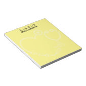 Modern aus dem Schreibtisch des nurse Stethoscope  Notizblock (angewinkelt)