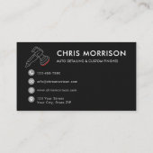 Modern Auto Detailing and Ceramic Coating Visitenkarte (Rückseite)