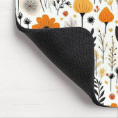 Modern Autumn Fall Boho Botanical Floral  Mousepad (Ecke)