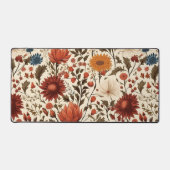 Modern Autumn Fall Botanical Floral  Schreibtischunterlage (Vorderseite)