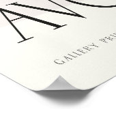 Modern Avocado Wall Art Kitchen Decor Poster (Ecke)