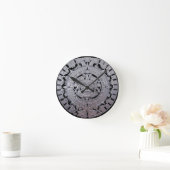 Modern Aztec Mayan Calender Runde Wanduhr (Zuhause)
