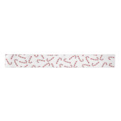 Modern Baby Candy Cane Vintage Weihnachten Satinband (Vorderseite)