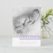 MODERN BABY FOTO-Overlay Ankündigung (Stehend Vorderseite)