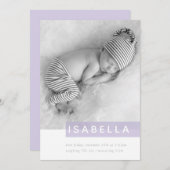 MODERN BABY FOTO-Overlay Ankündigung (Vorne/Hinten)