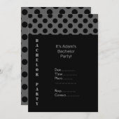 MODERN BACHELOR PARTY INVITAATIONEN VON I DO DESIG EINLADUNG (Vorne/Hinten)