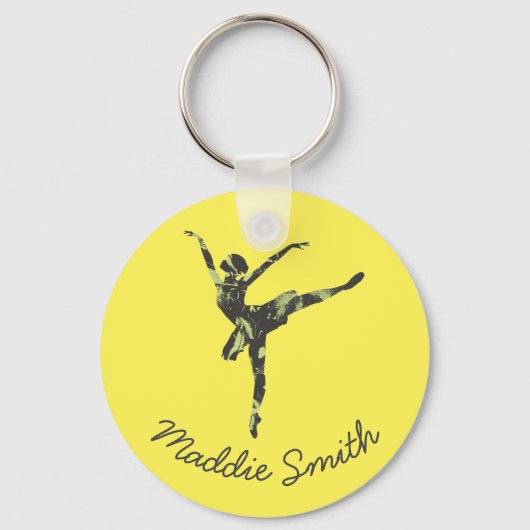 Modern ballet dancer modern dance schlüsselanhänger (Vorderseite)