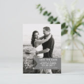 Modern Banner Save the Date Einladung (Stehend Vorderseite)