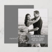 Modern Banner Save the Date Einladung (Vorne/Hinten)