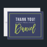MODERN BAR MITZVAH danke dem Limonen Namen DANIEL<br><div class="desc">per kat massard >>> WWW.SIMPLYSWEETPAPERIE.COM << Eine einfache, stilvolle Art zu sagen, danke an Ihre Gäste für die Teilnahme an Ihrem Kind BAR/BAT MITZVAH Setup als Vorlage ist es einfach für Sie, Ihre eigenen Daten hinzuzufügen, oder auf den Knopf anpassen und Sie können hinzufügen oder ändern Text, Schriftart, Größen etc...</div>