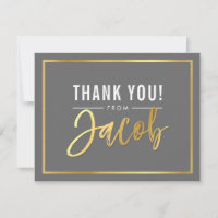 MODERN BAR MITZVAH danke Ihnen goldener Name JACOB