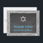 MODERN BAR MITZVAH danke Ihnen silber Glitzer grau<br><div class="desc">per kat massard >>> kat@simplysweetPAPERIE.com << Eine einfache, stilvolle Art zu sagen, danke an Ihre Gäste für den Besuch Ihres Kindes BAR MITZVAH Setup als Vorlage ist es einfach für Sie, Ihre eigenen Daten hinzuzufügen, oder klicken Sie auf die Schaltfläche Anpassen und Sie können hinzufügen oder ändern Text, Schriftart, Größen...</div>