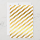 MODERN BAR MITZVAH-Maroon Rotes Aquarellgold Einladung (Rückseite)