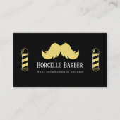 Modern Barber Business Card Visitenkarte (Vorderseite)