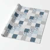 Modern Bären-Babytragetasche Geschenkpapier (Ungerollt)