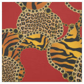Modern Baroque Animal Print With Chains Stoff (Muster)