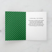 Modern Baseball Ball Player zum Geburtstag Karte (Innenseite)