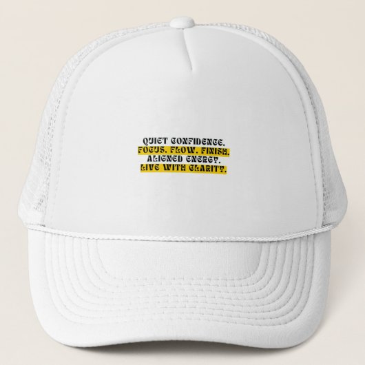 Modern Baseball Cap – Minimalist Adjustable Truckerkappe (Vorderseite)