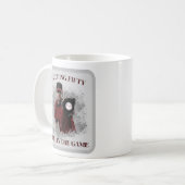 Modern Baseball Catching Fifty Men's 50th Birthday Kaffeetasse (Vorderseite Links)