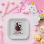 Modern Baseball Catching Fifty Men's 50th Birthday Pappteller (Party)