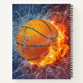 Modern Basketball Sketchbook Notizblock (Rückseite)
