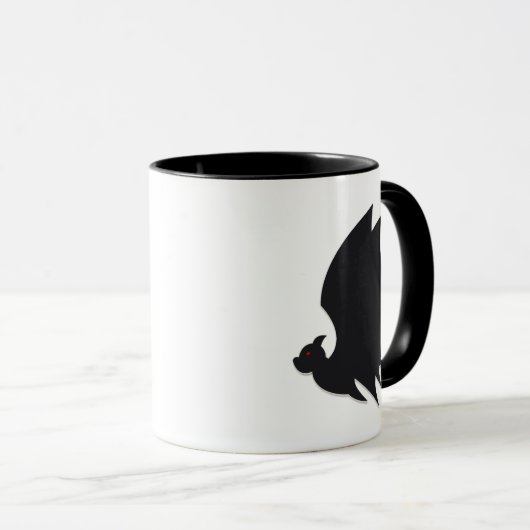 Modern bat tasse (VorderseiteRechts)