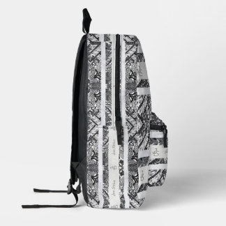 Modern BATIK Pattern Bedruckter Rucksack