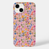 Modern Batik Rose Shadow Case-Mate iPhone Hülle (Rückseite)
