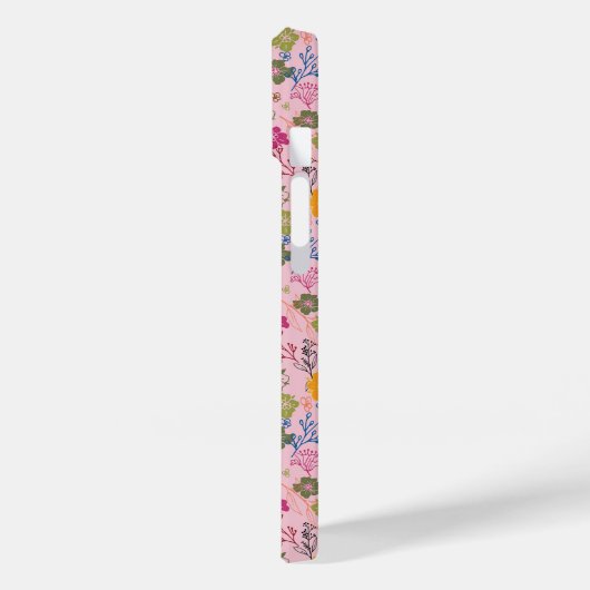 Modern Batik Rose Shadow Case-Mate iPhone Hülle (Rückseite / Links)