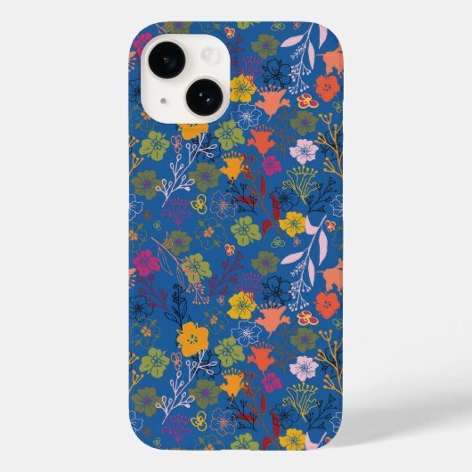 Modern Batik Victoria Blue Case-Mate iPhone Hülle (Rückseite)