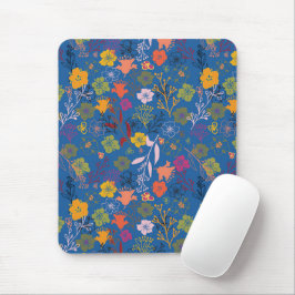 Modern Batik Victoria Blue Mousepad