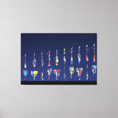 Modern Bauhaus Geometric Pattern Design  Leinwanddruck (Vorderseite)